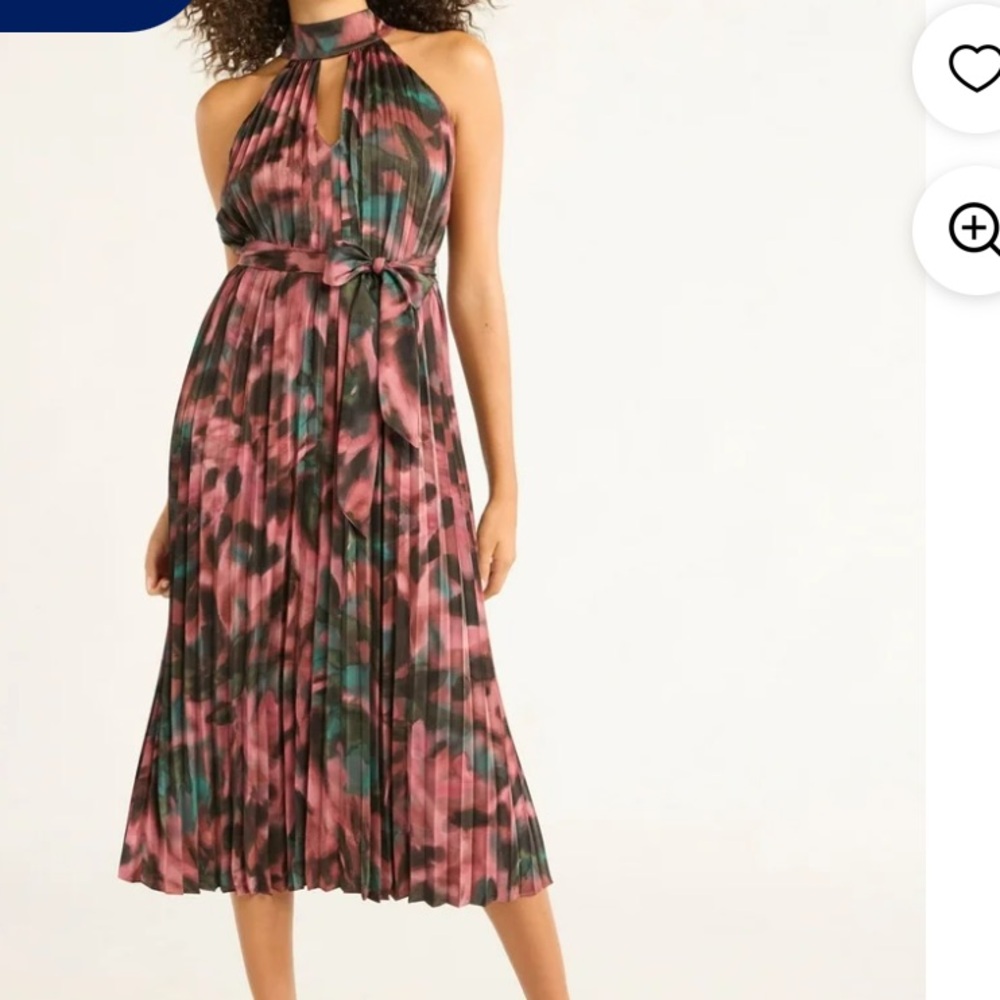 Multicolor Halter Neck Dress - Picture 4 of 4
